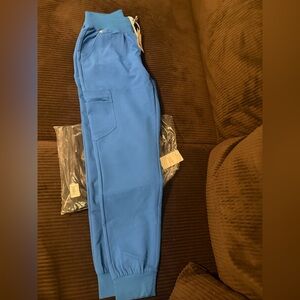 Figs Royal Blue Jogger Scrub Pants